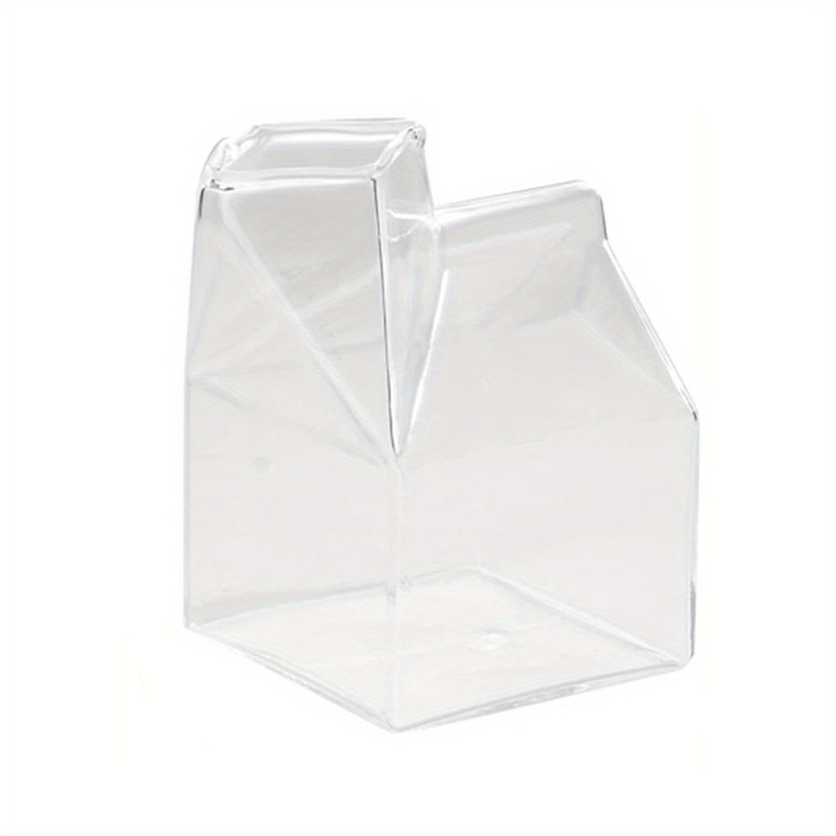 Minimalist Square Glass Hydroponic Vase - Transparent Indoor\u002FOutdoor Decorative Vase for Kitchen, Living Room, Bedroom - Perfect Gift for Plant Lovers & Breeding Enthusiasts, Flower Vases Home Decor, Modern Craftsmanship