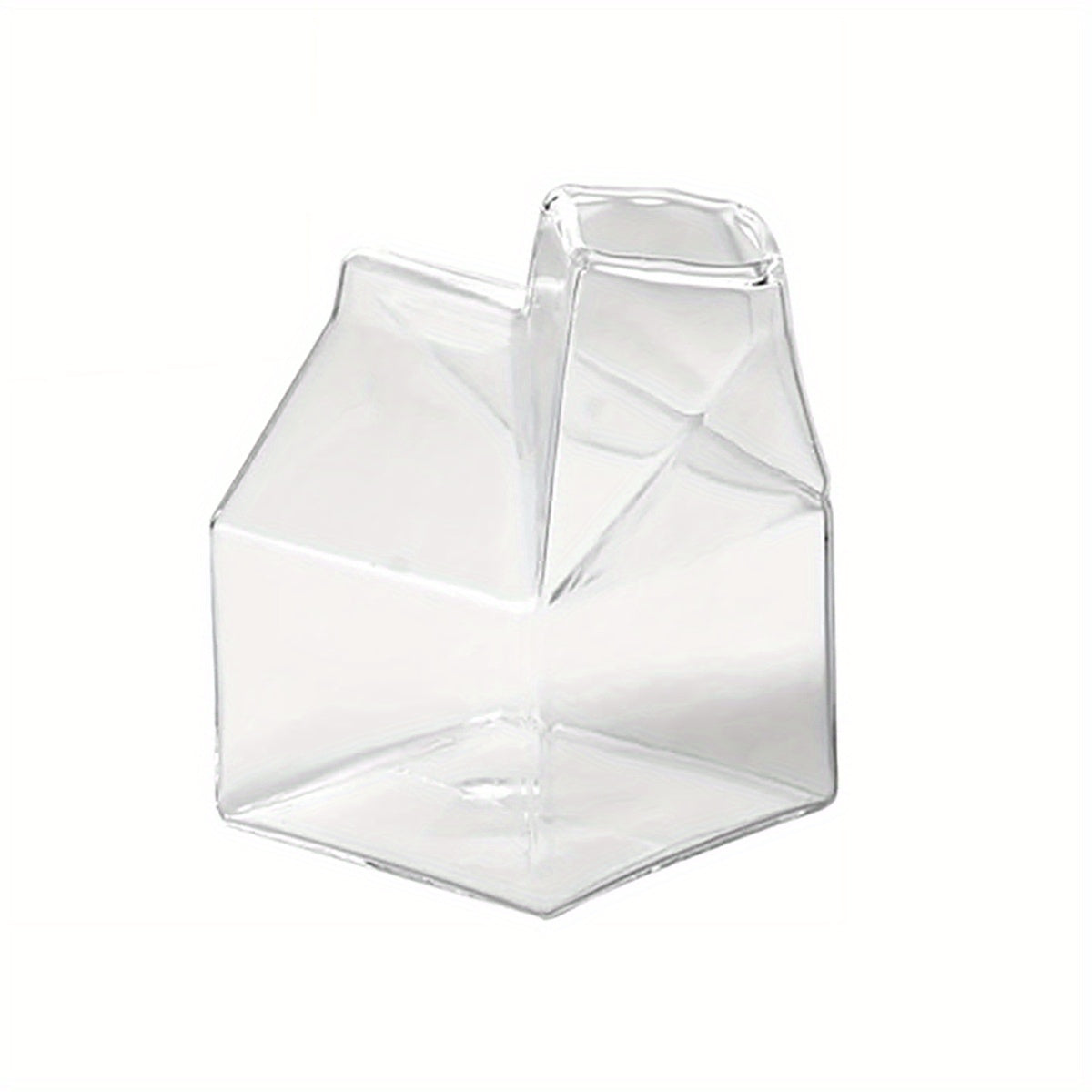 Minimalist Square Glass Hydroponic Vase - Transparent Indoor\u002FOutdoor Decorative Vase for Kitchen, Living Room, Bedroom - Perfect Gift for Plant Lovers & Breeding Enthusiasts, Flower Vases Home Decor, Modern Craftsmanship